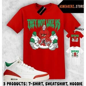 Shirt To Match Aj 3 Og El Vuelo Matching Tee Not Like Us T-Shirt